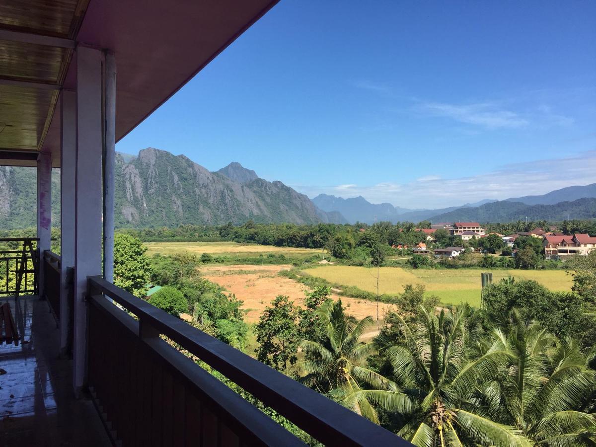 Happy River View Hotel Vang Vieng Exterior foto